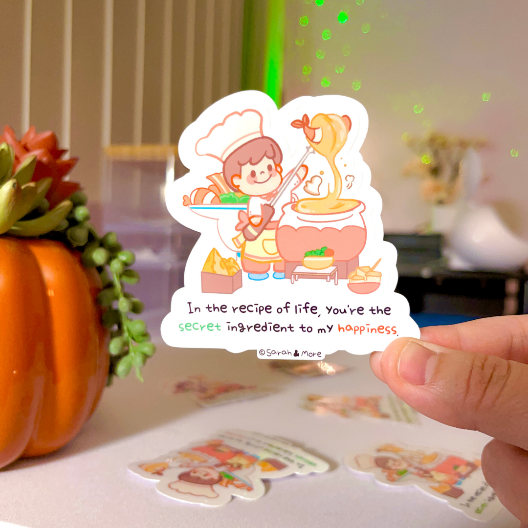 How My Toddler and iPhone Created Our Cute Chef Sticker